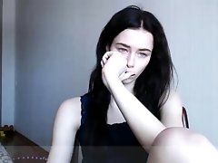 Brunette Solo Webcam Masturbation