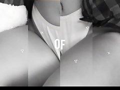 Hot tits brunette amateur masturbating peachy cunt on webcam