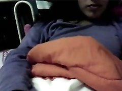 My concupiscent Latina girlfriend masturbates for me on webcam