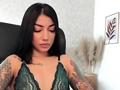 Hottest brunette solo webcam masturbation 2