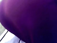 Webcam scene with my ex lover showing her tits and rubbing her pussy