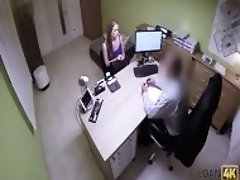 LOAN4K. Miss can t refuse offer of loan manager and gets fucked