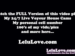 'Amateur cam girl getting impregnated on live webcam creampie plus behind the scenes of pregnant belly prop - Lelu Love'