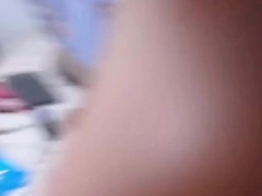 Teen fucking with dildo machine on webcam