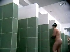 I installed a hidden camera in the shower room with many nude beauties