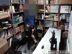 Blowjob cum inside mouth Suspect was viewed on camera stealing high priced merchandise.