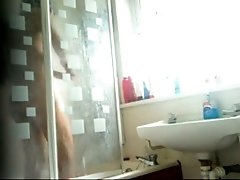 Hidden cam video with my awesome GF taking a shower