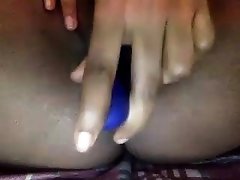 Horny Milf has phone sex fingering and toying wet pussy