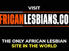 Natural Ebony Lesbians Eating Pussy