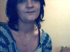Whorish wife flashes her tits on web camera