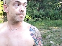 Camping site challenge in national park. Strip and walk back naked to site, then anal fuck reward
