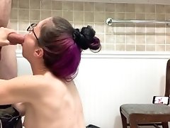 'nerdy faery playing with cock and cameras'