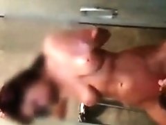 aunt caught with toyboy in shower (hidden cam)