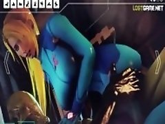 3d Hardcore hentai game ryona Elf Knight Giselle blonde teen girl in sex with monsters