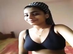 Hot small girl pley in her self