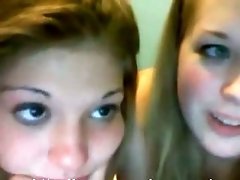 Two light haired pretty webcam lesbos posed for my friend just a bit