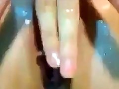 Nice girl webcam intense fingering session big squirt