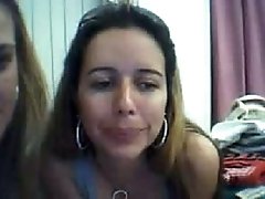 Shameless Portuguese teens show me their tits on webcam