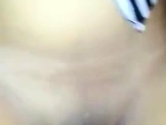 Cute amateur cam girl plays with her pussy and ass close up