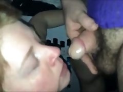 White milf lady actually likes it when I facefuck her deep on cam