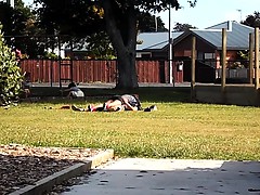 Couple in park 2 Karie from 1fuckdatecom