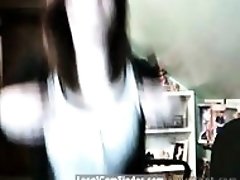 Very hot girl webcam strip