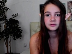 Legal Age Teenager amateur fucked by her ex on livecam