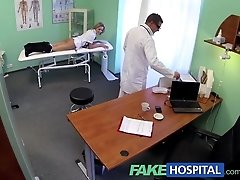 FakeHospital Naughty blonde nurse gets doctors full attention