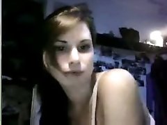 Young goth webcam chick chats with me topless