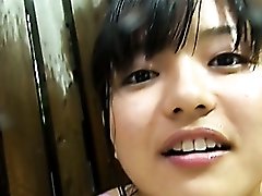 Stunning Asian girl Mayumi Yamanaka is a true fan of bath webcaming