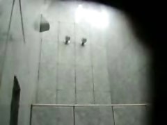 Hidden camera video of my voluptuous Peruvian wife taking shower
