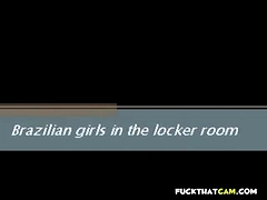 Brazilian girls in the locker room