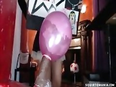 Sexy Latina Maid on SQUIRTING Dildo HUGE CUM LOAD