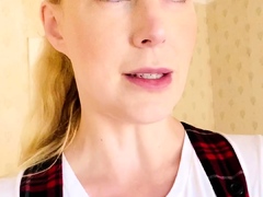 Sexy blonde from ohmibod masturbating on webcam