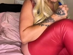 Amateur blond girl with big boobs getting fucked