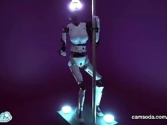 CamSoda - Sex Robot cam girl twerks and orgasms