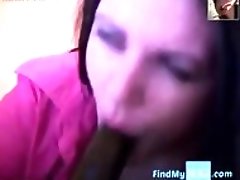 Girl with huge boobs spit