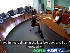 FakeHospital Nurse and patient lick each others tight pussies