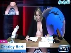 Camsoda - Charley Hart - Newscaster masturbating solo