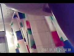 The flabby ass of my European milf wife on hidden cam video