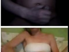 I was just touching my pussy while my webcam sex partner jerked off his dick