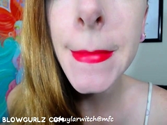 Red Hot Teen Lipstick Fetish