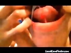 Deepthroat dildo with ease