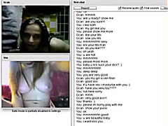 Chatroulette 75 Horny couple suck and fuck