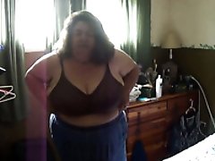 Busty amateur BBW naughty whore needs punishment on webcam