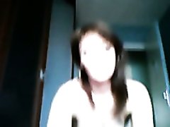 When a horny milf dresses up like a slut on webcam