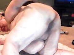 Huge and greesy granny playing with her vagina on webcam