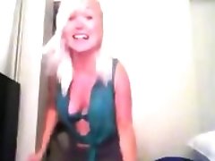 Finnish girl webcam dancing performance