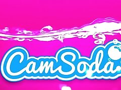 Camsoda - Blonde newbie in glasses in first web cam solo