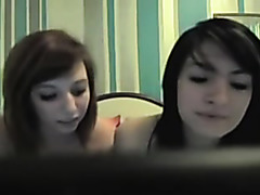Two teen sluts on a webcam show